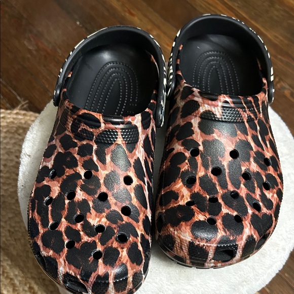 CROCS Animal Print Clogs - Picture 2 of 7